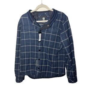 NWT G-Star RAW Flannel Shirt Jacket Men's Size Small